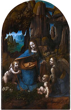 Felsgrottenmadonna, zweite Fassung (1493–1495)