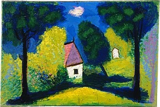 Kleines Haus im Sonnenlicht, um 1955