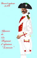 Régiment de Limousin 1779 bis 1791