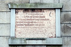 Hochwassertafel Obere Donaulände