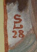 Signatur von Switbert Lobisser: SL und Jahreszahl