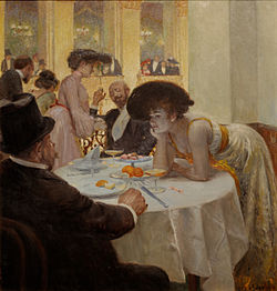 Loge im Sophiensaal von Josef Engelhart
