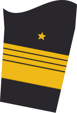 Ärmelabzeichen der Jacke (Dienstanzug) eines Admirals (Truppendienst)