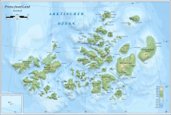 Karte des Franz-Josef-Landes