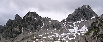 Hermannskarturm, Hermannskarspitze und Marchspitze