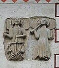 Relief des Erzengels Michael und eines weiteren Engels