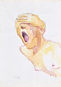 Zeichnung Ohne Titel (Schreiende) (1981)