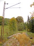 Überreste der alten Trasse nach Gußwerk bei Teichmühle (Sept. 2012)