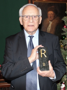 Martin Lendi mit dem Röpke-Preis des Liberalen Instituts, 2018