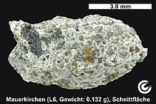 Fragment Meteorit Mauerkirchen