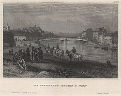 Die Brücke ca. 1838