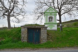 Kaffeegasse (beim Friedhof) in Mitterretzbach (Retzbach)
