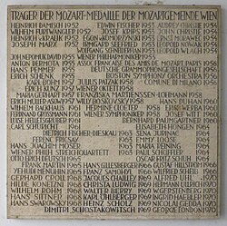 Träger der Mozart-Medaille