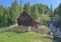 Mühle beim Rudiferia de Sura in St. Kassian