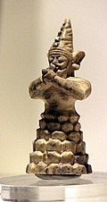 Statuette eines Berggottes, Elfenbein, Höhe 3,6 cm, Museum Ankara