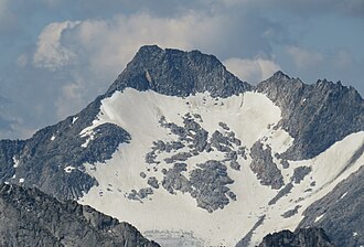 Napfspitze von Nordosten mit dem Grießbachjochkees