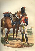 Carabinier à cheval (1804–1810), (Hippolyte Bellangé, 1843)