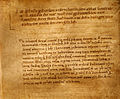 Ausschnitt aus einer Seite des zwischen 1138 und 1165 entstandenen Codex 567