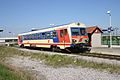 ÖBB 5047 am Endbahnhof der Stammersdorfer Lokalbahn in Obersdorf, August 2007