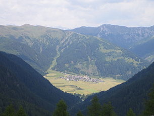 Obertilliach von der Porzehütte