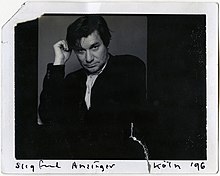 Siegfried Anzinger, porträtiert von Oliver Mark, Köln 1996