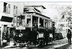 Triebwagen 1 der Straßenbahn Abbazia (1908)