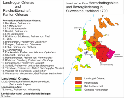 Landvogtei Ortenau und Kanton Ortenau der Reichsritterschaft
