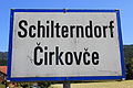 Ortstafel Schliterndorf – Čirkovče