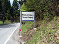 Zweisprachige Ortstafel in Windisch Bleiberg