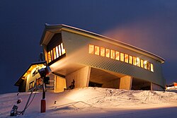 Das 2007 als Zubau errichtete Panoramarestaurant