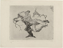 Invention Nr. 3: Jungfrau im Baum, 1903, Radierung, Museum of Modern Art, New York
