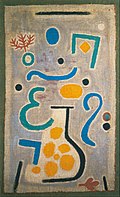 Die Vase, 1938, Öl auf Jute, Fondation Beyeler, Riehen bei Basel