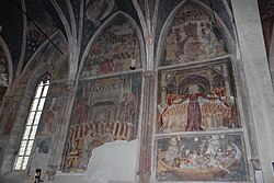 Fresken an der Chorsüdwand