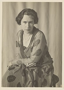 Juliana von Stockhausen auf einem undatierten Schwarzweißfoto