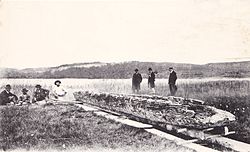 Einbaum vom Lac de Chalain, Jura, 1904