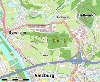 Übersichtskarte Salzburg-Nord