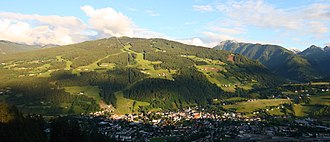 Planai von Norden, im Schatten Schladming