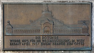 Gedenktafel an die Wiener Rotunde