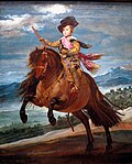 Prinz Baltasar Carlos zu Pferd (Velázquez 1634/35)