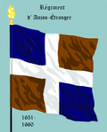 Régiment d’Anjou-Étranger 1651 bis 1660