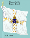 Fahne der Leibkompanie 1757 bis 1791
