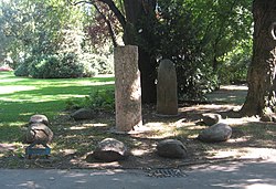 Steingruppe „Gestern-Heute“