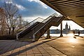 Reichsbrücke, Stiege Donauinsel