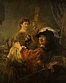 Rembrandt und Saskia im Gleichnis des verlorenen Sohnes,Öl auf Leinwand, um 1635, Staatliche Kunstsammlungen Dresden