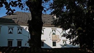 Eigentliches Schlossgebäude von Süden gesehen