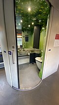 Rollstuhltaugliches WC in einem Talent der ÖBB-PV