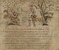 Vergilius Romanus 5./6. Jahrhundert. Abbildung zur 1. Ecloge der Hirtengedichte des Vergil