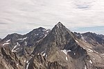 Blick vom Debantgrat auf Kristallkopf, Roter Knopf, Glödis, Südliche Talleitenspitze und Gössnitzkopf (von links nach rechts)