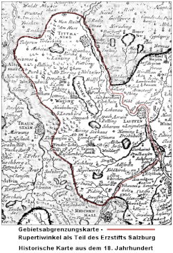 Karte Erzstift Salzburg (18. Jhd.)