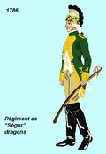 Régiment de Ségur dragons 1786–1788